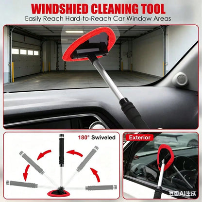 22-Piece Red Car Cleaning & Maintenance Kit, High-Power Handheld Vacuum Cleaner, Full Interior Detailing Tools With Cleaning Brushes, Glass Cleaner And Cleaning Gel, Premium Car Care Accessories, Perf