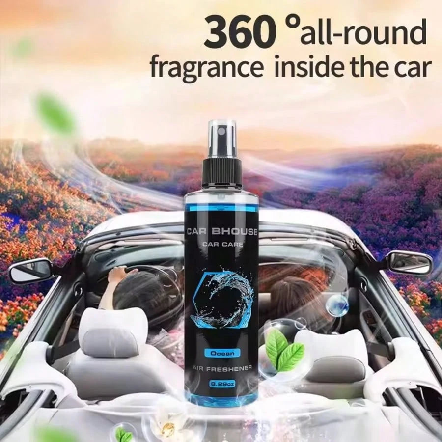 245ml Large Capacity Floral & Fruity Scented Car Air Freshener Spray, Long-Lasting Fragrance, Odor Eliminator & Air Purifier For Car, Home, Bathroom, Bedroom, Hotel, Office, Multi-Purpose Aromatic Dif