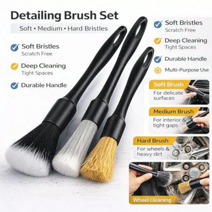26Pcs Car Detailing Kit, Car Detailing Brush Set, Auto Detailing Drill Brush Set, Car Detailing Brushes, Car Wash Kit, Car Accessories For Men, Car Cleaning Tools Kit For Interior, Exterior, Wheels