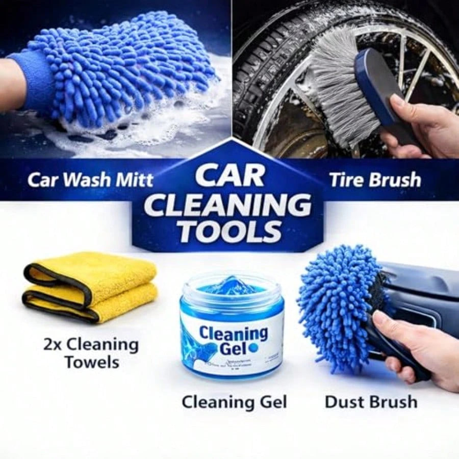 26Pcs Car Detailing Kit, Car Detailing Brush Set, Auto Detailing Drill Brush Set, Car Detailing Brushes, Car Wash Kit, Car Accessories For Men, Car Cleaning Tools Kit For Interior, Exterior, Wheels