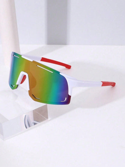 2pairs Sports Style Ins Fashion Sunglasses For Hiking, Running, Travel, Teens, Back To School