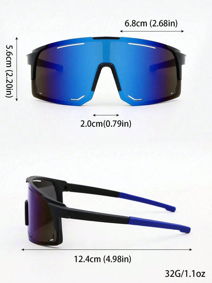 2pairs Sports Style Ins Fashion Sunglasses For Hiking, Running, Travel, Teens, Back To School