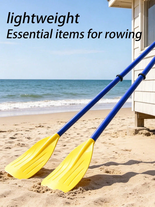 2pcs 45-Inch Kayak Paddles, Portable Canoe And Kayak Accessories, Detachable Floating Kayak Oars Boat Raft Canoe Paddles Tools, Suitable For Inflatable Boats And Kayaks