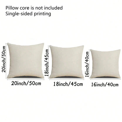 2pcs Blue Floral Pattern Pillowcases, Vintage Floral Cushion Covers, Chinese Style Floral Plant Decorative Pillowcases, Outdoor Decorative Linen Country Style Cushion Covers, Suitable For Sofa And Mat
