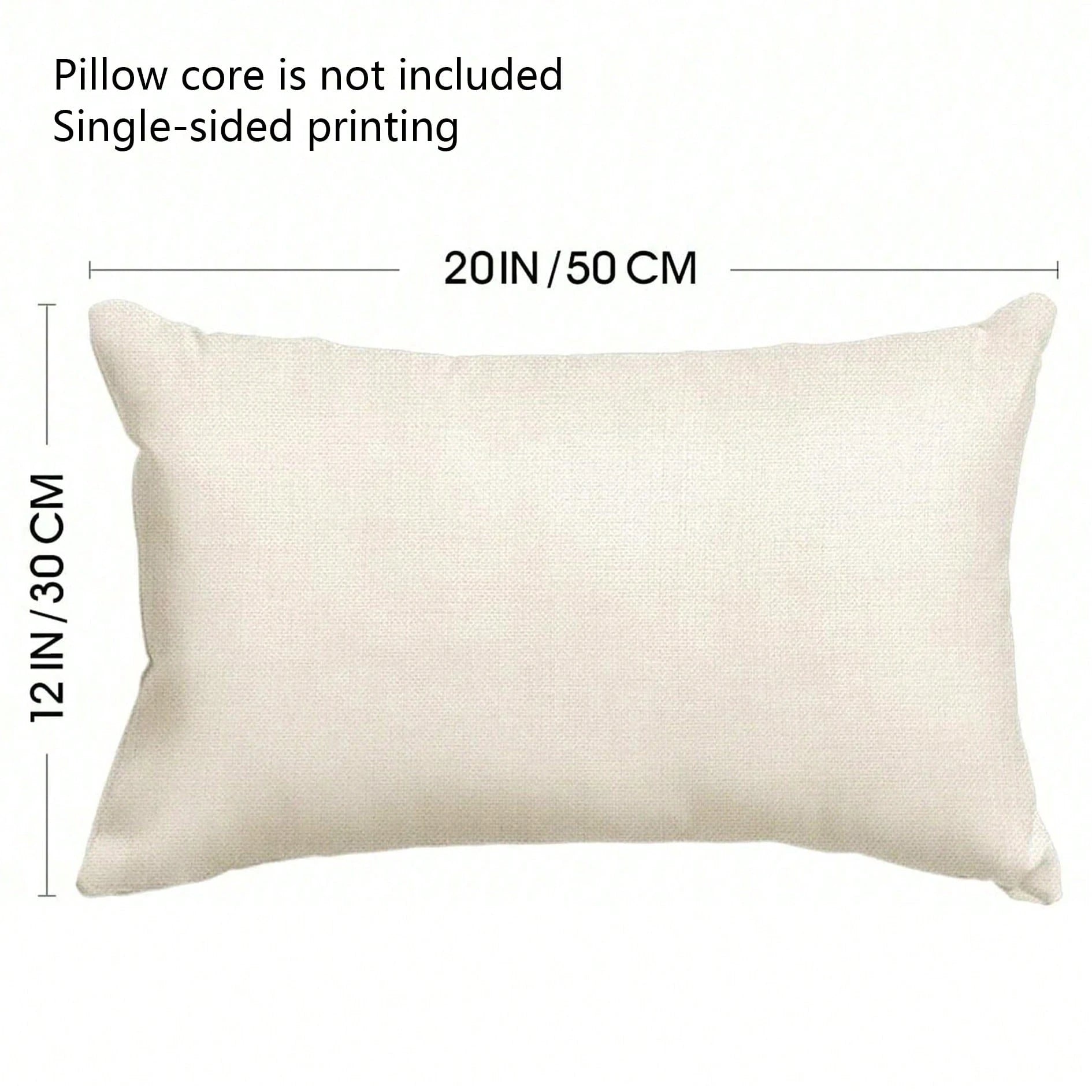 2PCS Blue Wildflower Lumbar Pillow Cover, Off-White Vintage Floral Stem Rectangular Cushion Cover, Farmhouse-Style Sofa Home Decor, Single-Sided, Pillow Insert Not Included