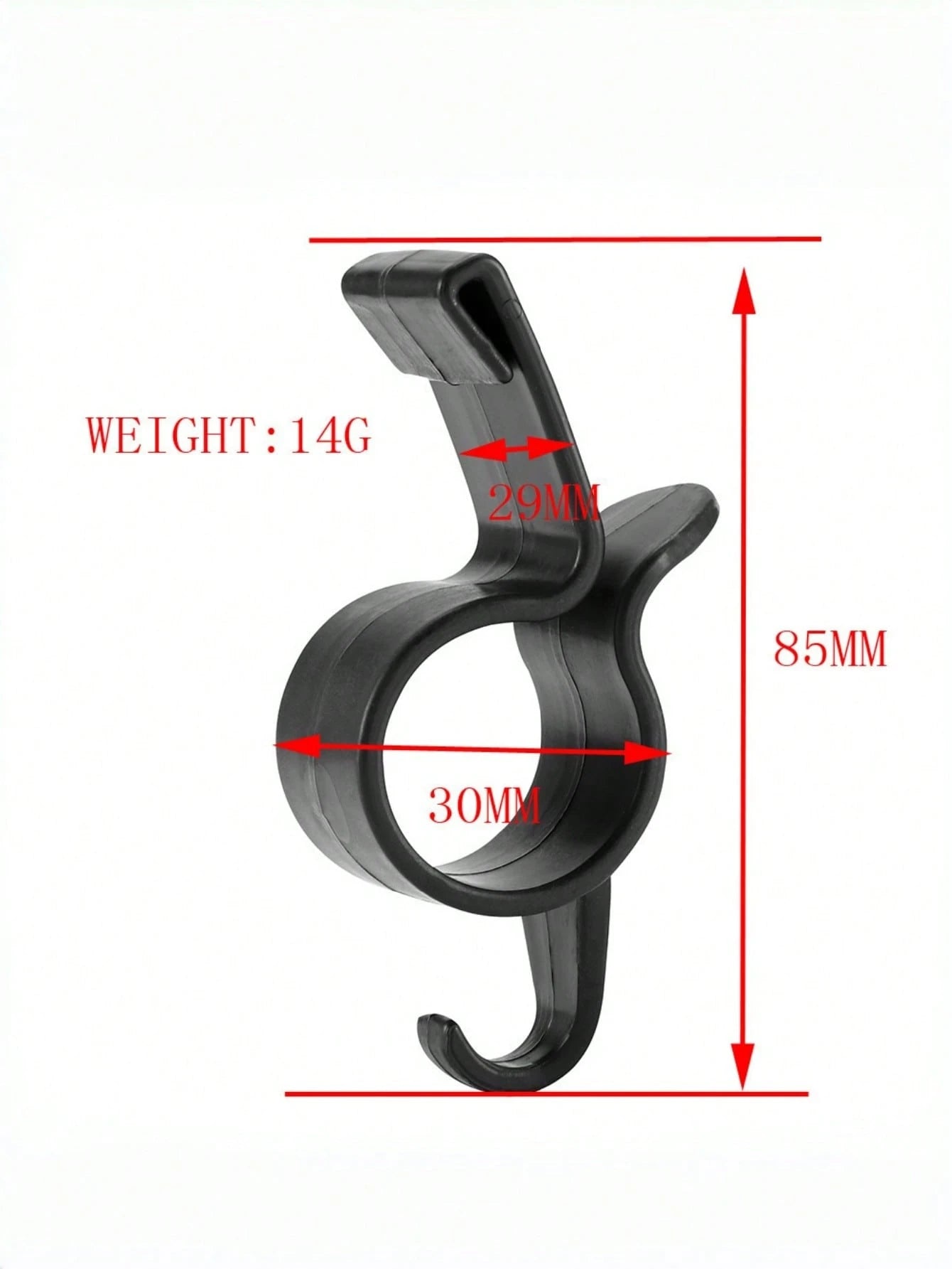 2pcs Car Seat Back Hanger, Multifunctional Vehicle Storage Hooks For Fishing Rod, Umbrella, Towel