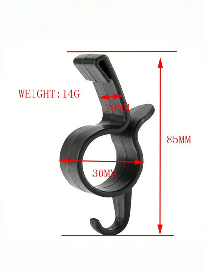 2pcs Car Seat Back Hanger, Multifunctional Vehicle Storage Hooks For Fishing Rod, Umbrella, Towel