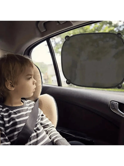 2pcs Car Sun Visor, Car Side Window Sunshade Curtain, Heat Insulation Shade, Summer Small Car Window Curtain Side Sunshield