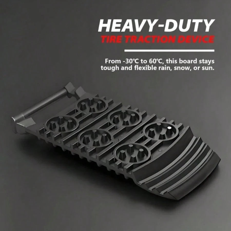 2Pcs Car Tire Escape Board Emergency Snow Chain Traction Pad Restore Track Snow Chain Shovel Ramp Wheel Pad