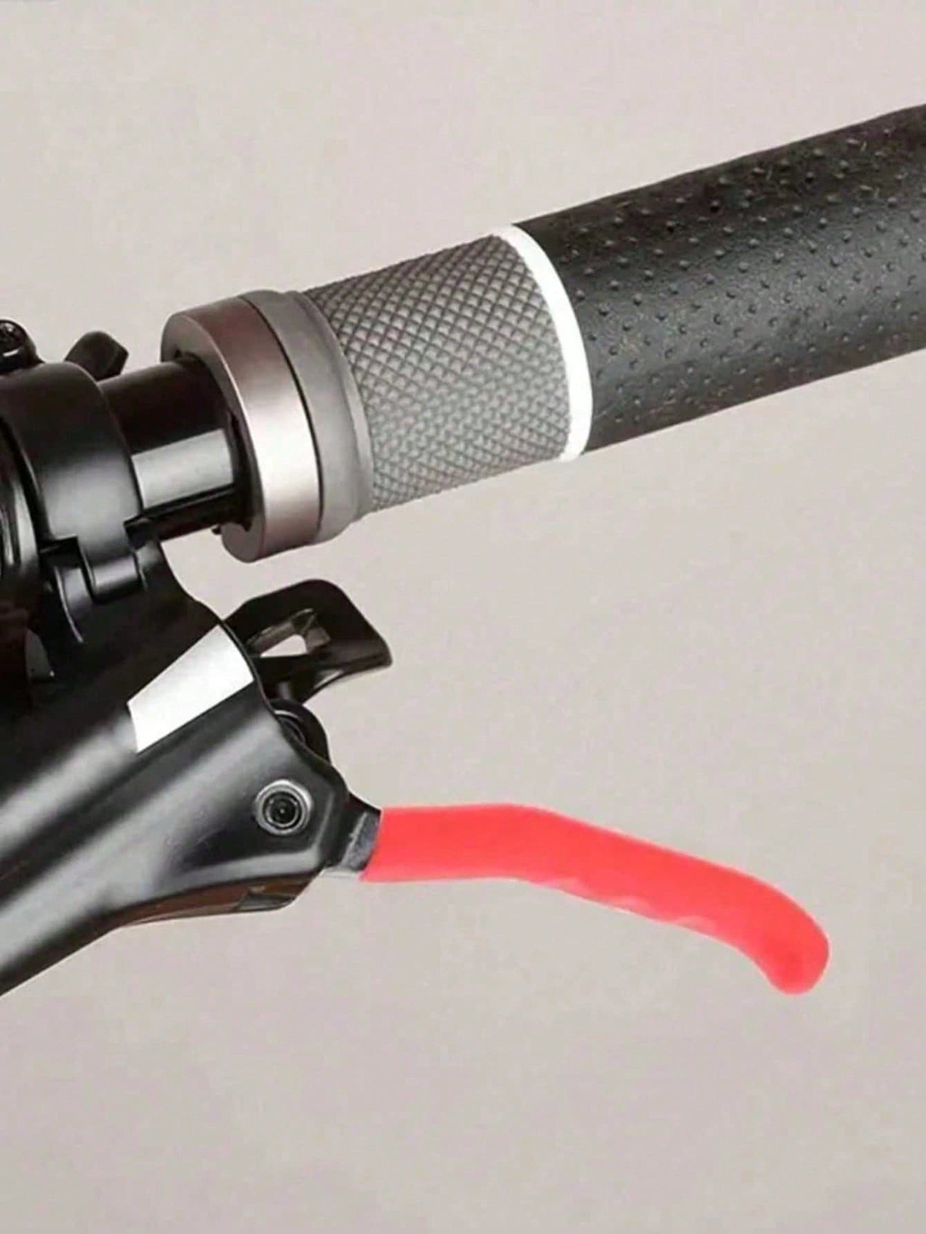 2pcs Comfortable Anti-Slip Silicone Brake Handle Grips, Suitable For Mountain Bike, Road Bike And BMX Bicycle, Shock-Absorbing And Easy To Install