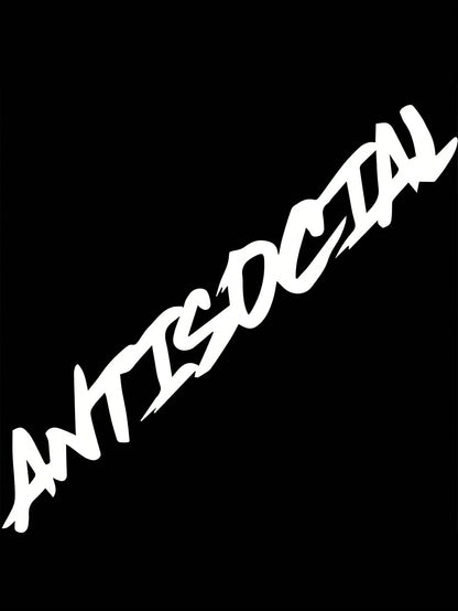 2pcs Customized Text Font Car Front Windshield Stickers, Macho & Stylish Calligraphy Font, Eye-Catching For Cruising, Car Exterior Accessories For BMW, Mercedes-Benz, Audi, Etc. Unisex Social Necessit