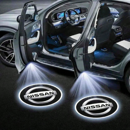 2Pcs LED Car Door Welcome Light,HD Projector Lamp For Most Vehicles,Car Accessories
