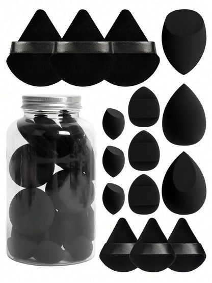 2pcs Makeup Sponges, Foundation Mixing Beauty Sponges, Flawless For Liquid, Cream And Powder