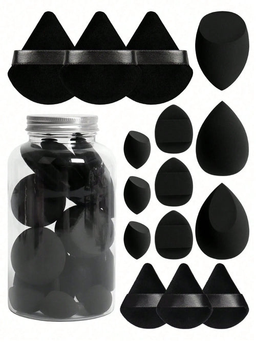 2pcs Makeup Sponges, Foundation Mixing Beauty Sponges, Flawless For Liquid, Cream And Powder