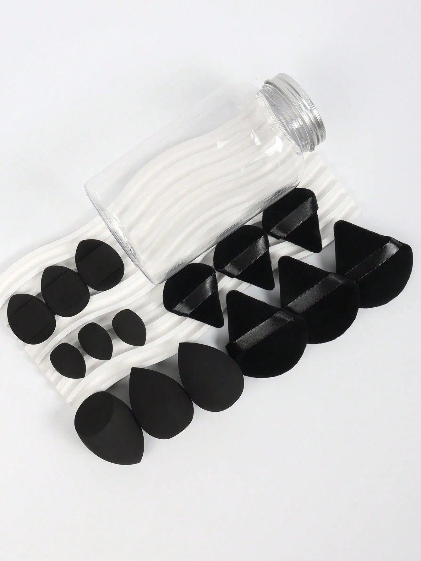 2pcs Makeup Sponges, Foundation Mixing Beauty Sponges, Flawless For Liquid, Cream And Powder