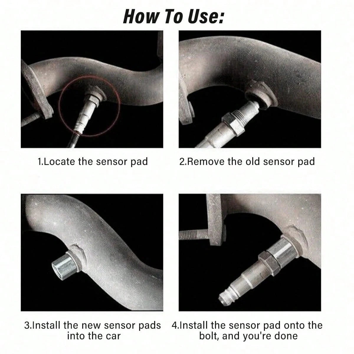 2pcs Oxygen Sensor Filter Adapter- New Stainless Steel Extension Pipe Fitting- Car Extension Screw,Universal Automotive Repair Tool Accessory