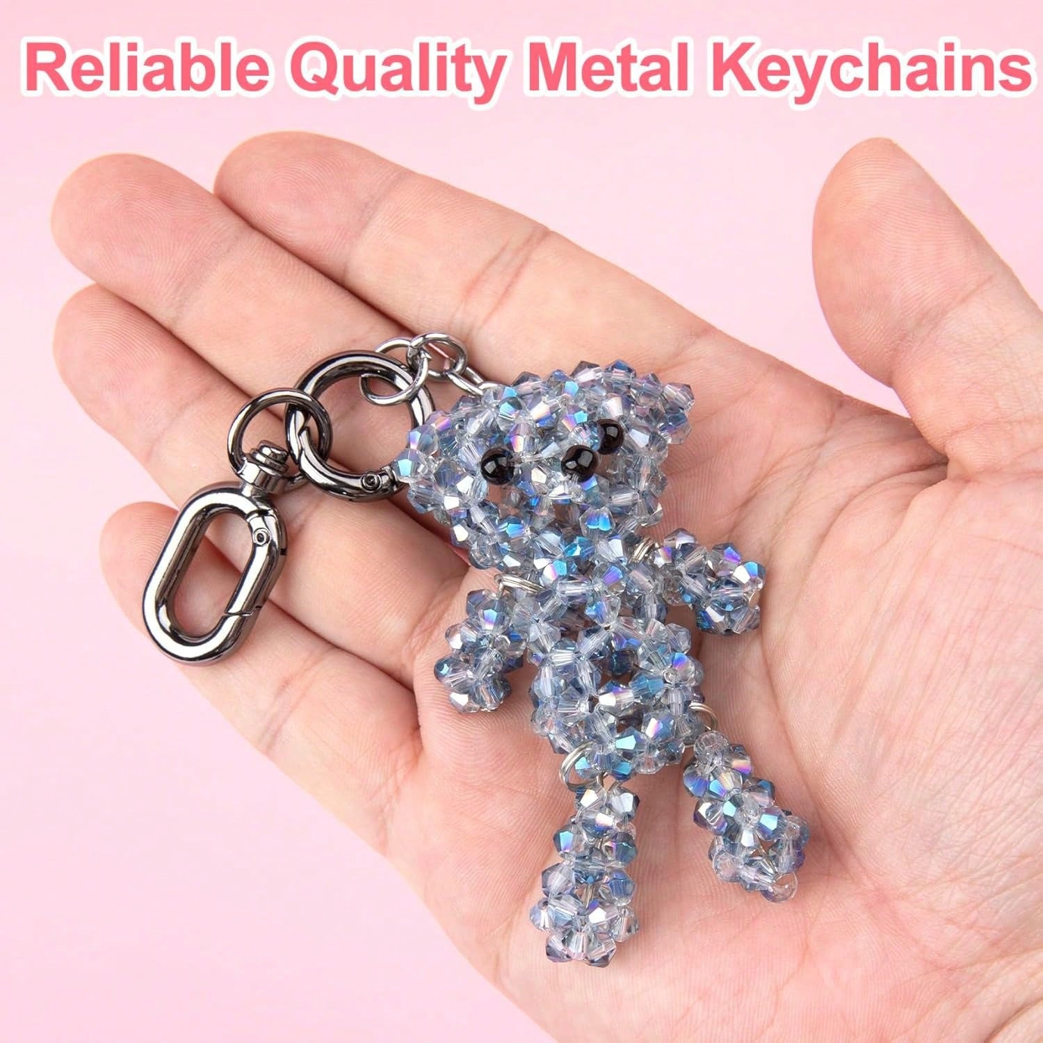 2pcs Rotating Clasp, Double-Ended Rotating Spring Clasp Hook Metal Rotating Clasp Carabiner With Spring O-Ring, Suitable For Key Chain, Bag, Wallet, Lanyard DIY Crafts