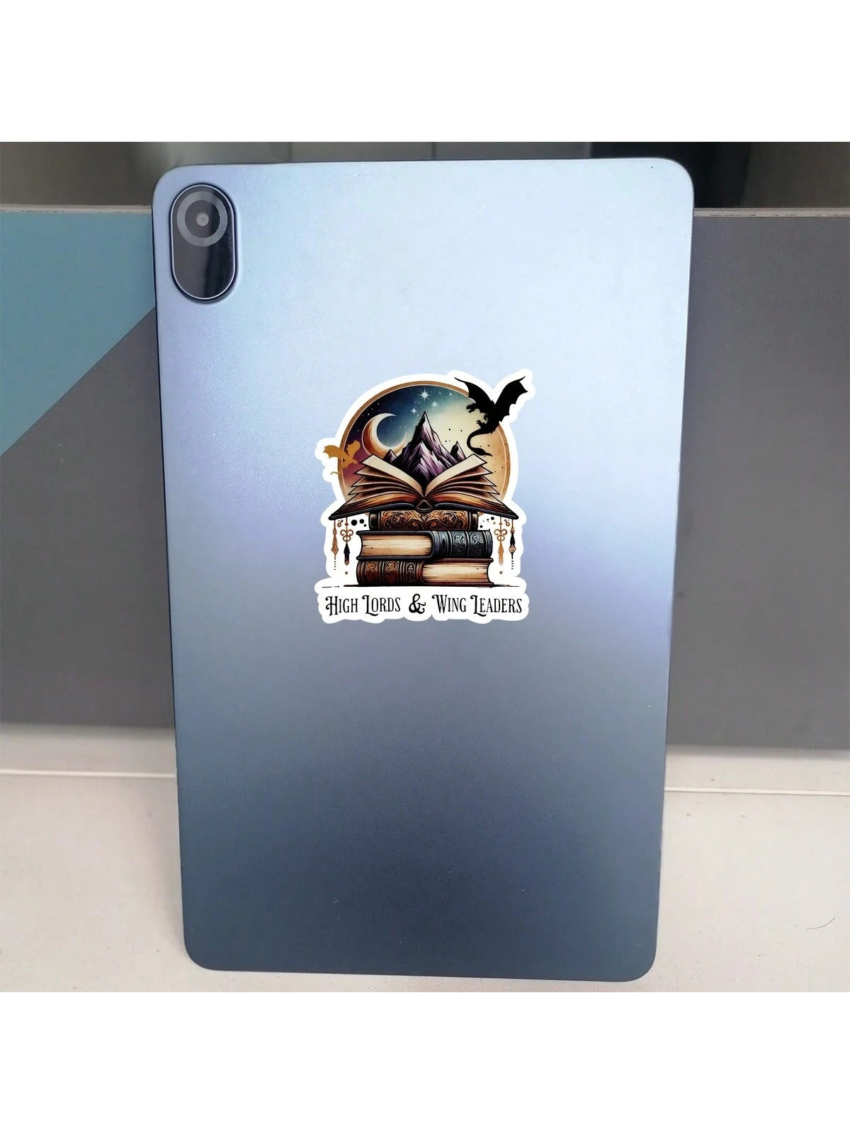 2PCS(Style A+Style B) Fourth Wing Iron Flame Sticker, Unique Cool Weather-Resistant Sticker, Pertains To Notebooks, Cup, Piano, Helmet, Cute Stickers For Friends