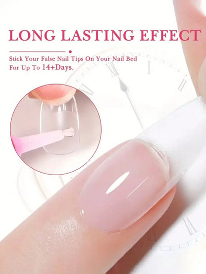 3/14/28/112PCS Ultimate Long Lasting Nail Glue- Super Strong Bond For Press-On Nails, Acrylic Tips, Salon-Quality Results- Quick-Dry, DIY Friendly, Perfect For Glamorous At-Home Manicures