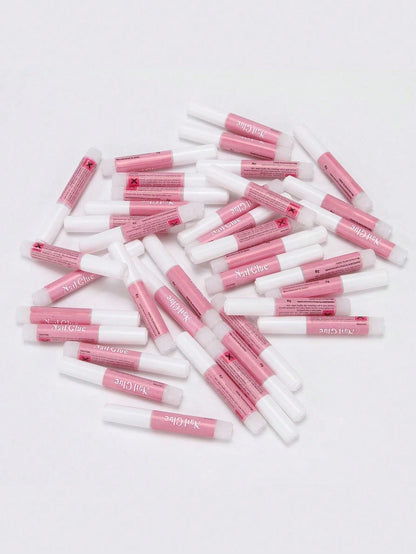 3/14/28/112PCS Ultimate Long Lasting Nail Glue- Super Strong Bond For Press-On Nails, Acrylic Tips, Salon-Quality Results- Quick-Dry, DIY Friendly, Perfect For Glamorous At-Home Manicures
