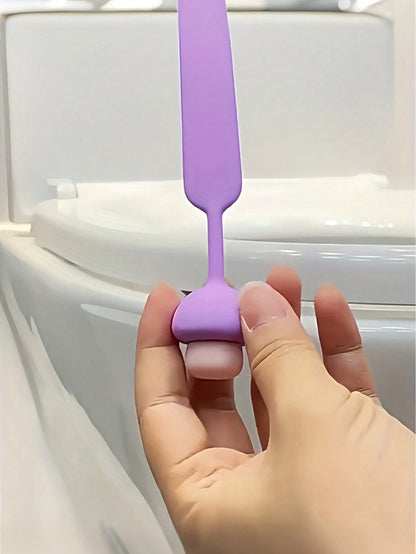 3/1pc Multi-Functional Hygienic Bathroom Accessory Anti-Dirt Toilet Seat Lifter, Contactless Cleaning Handle, Creative Universal Anti-Fouling Toilet Seat Opener