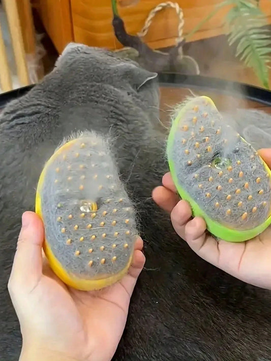 3-In-1 Electric Spray Massage Brush, For Pet Grooming, Includes Steam Brush, Spray, And Massage Comb