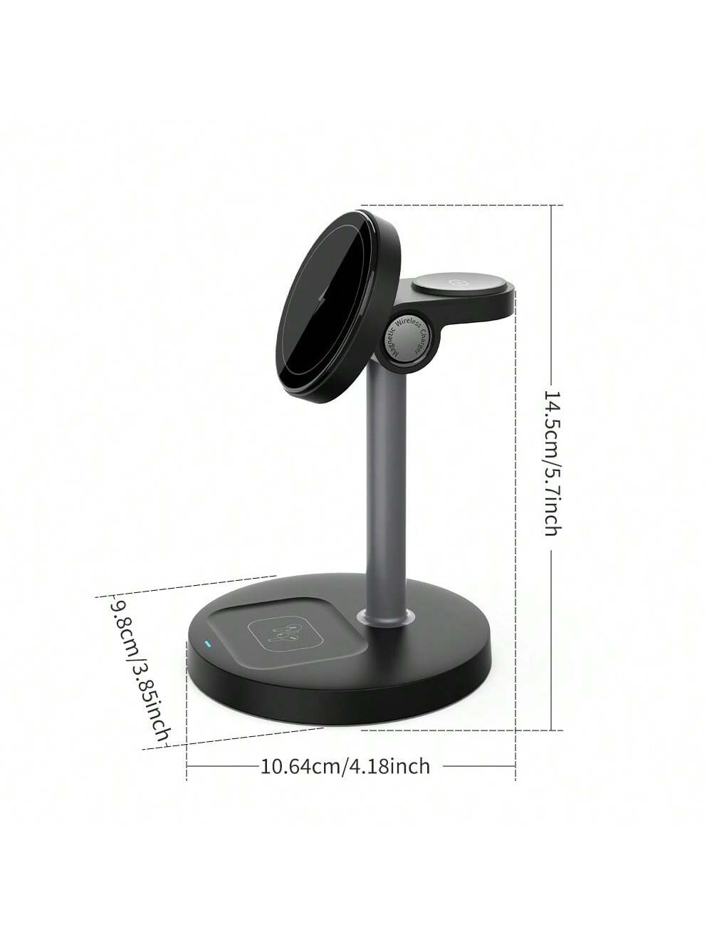3 In 1 Wireless Charging Station, Fast Charging For IPhone 16 15 14 13 12 Pro Pro Max For I-Watch 3-10 SE Ultra, For AirPods 4 3 2 Pro Wireless Charger Wireless Charger Stand With Phone And Watch Comp