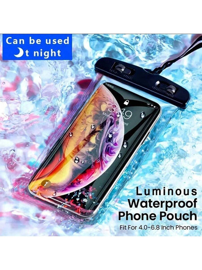 3 Packs- Waterproof Phone Pouch, Waterproof Cell Phone Dry Bag, Compatible With Iphone 15/14/13 Pro Max Plus Cellphone Up To 7.0'' Large Waterproof Phone Case