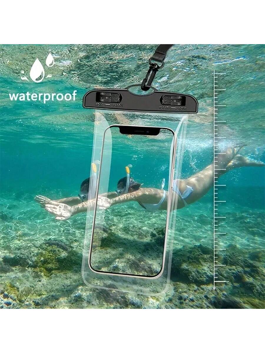 3 Packs- Waterproof Phone Pouch, Waterproof Cell Phone Dry Bag, Compatible With Iphone 15/14/13 Pro Max Plus Cellphone Up To 7.0'' Large Waterproof Phone Case