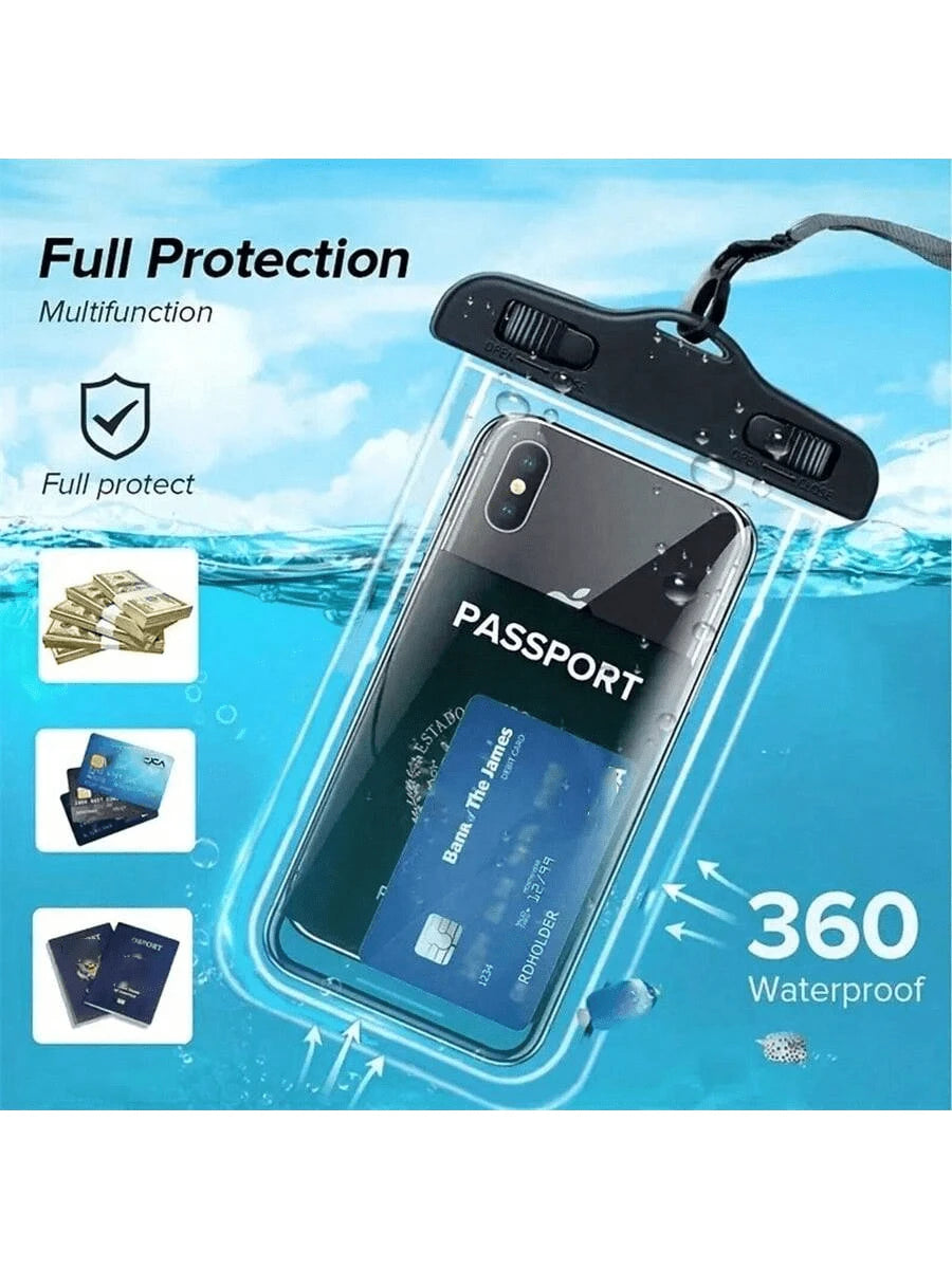 3 Packs- Waterproof Phone Pouch, Waterproof Cell Phone Dry Bag, Compatible With Iphone 15/14/13 Pro Max Plus Cellphone Up To 7.0'' Large Waterproof Phone Case