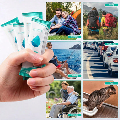 30 PACK Poo Gel For Portable Toilet, Camping Toilet Powder For Potty Bags, Absorbent Gel, Portable Toilet Gel Packets For Outdoor Recreation Camping Supplies (30)