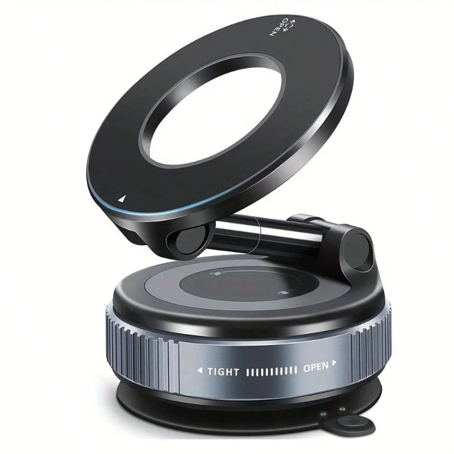 360° Adjustable Magnetic Phone Holder, Suitable For Car/Gym/Mirror/Smooth Surface/Bathroom Mirror, Universal, Foldable Car Phone Holder, Compatible With All Smartphones And Vehicles, Adjustable Height