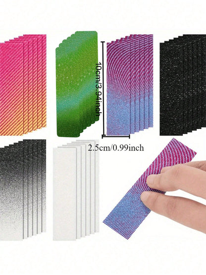 36pcs/Set Anxiety Relief Finger Stickers, Colorful Sensory Stickers, Textured Sensory Adhesives, Effectively Relieve Stress, Ideal For Desktop And Classroom Use