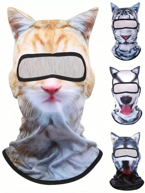 3D Breathable Face Mask, Summer Cooling Neck Gaiter, UV Protection Ski Scarf, Multipurpose Outdoor Headwear