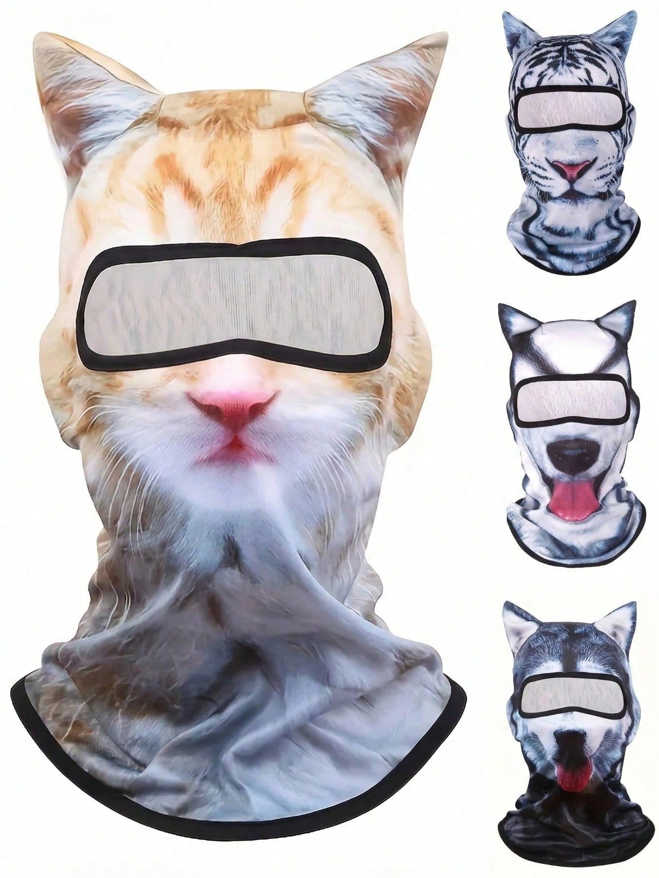 3D Breathable Face Mask, Summer Cooling Neck Gaiter, UV Protection Ski Scarf, Multipurpose Outdoor Headwear