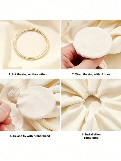 3pcs/1pc Adjustable Hem And Cuff Clips, No Sewing Required, Suitable For T-Shirts, Shirts, Dresses- Quick Adjustment Buckle, With Durable Multi-Color Clips, Clothing Fasteners, Convenient For DIY Alt