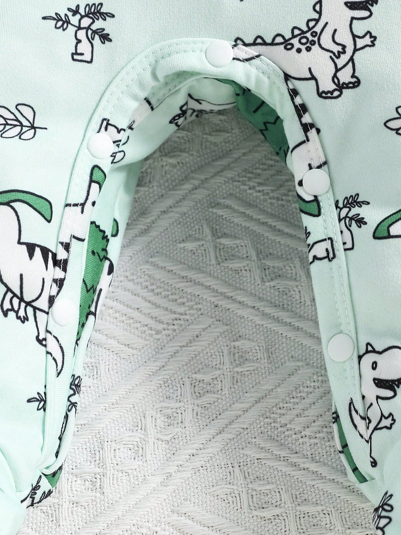 3pcs Cute Cartoon Dinosaur & Striped Print Long Sleeve Footed Romper, Suitable For Baby Boys/Girls, Newborn Infant Clothing, Baby Boy Clothes For Spring, Summer, Autumn