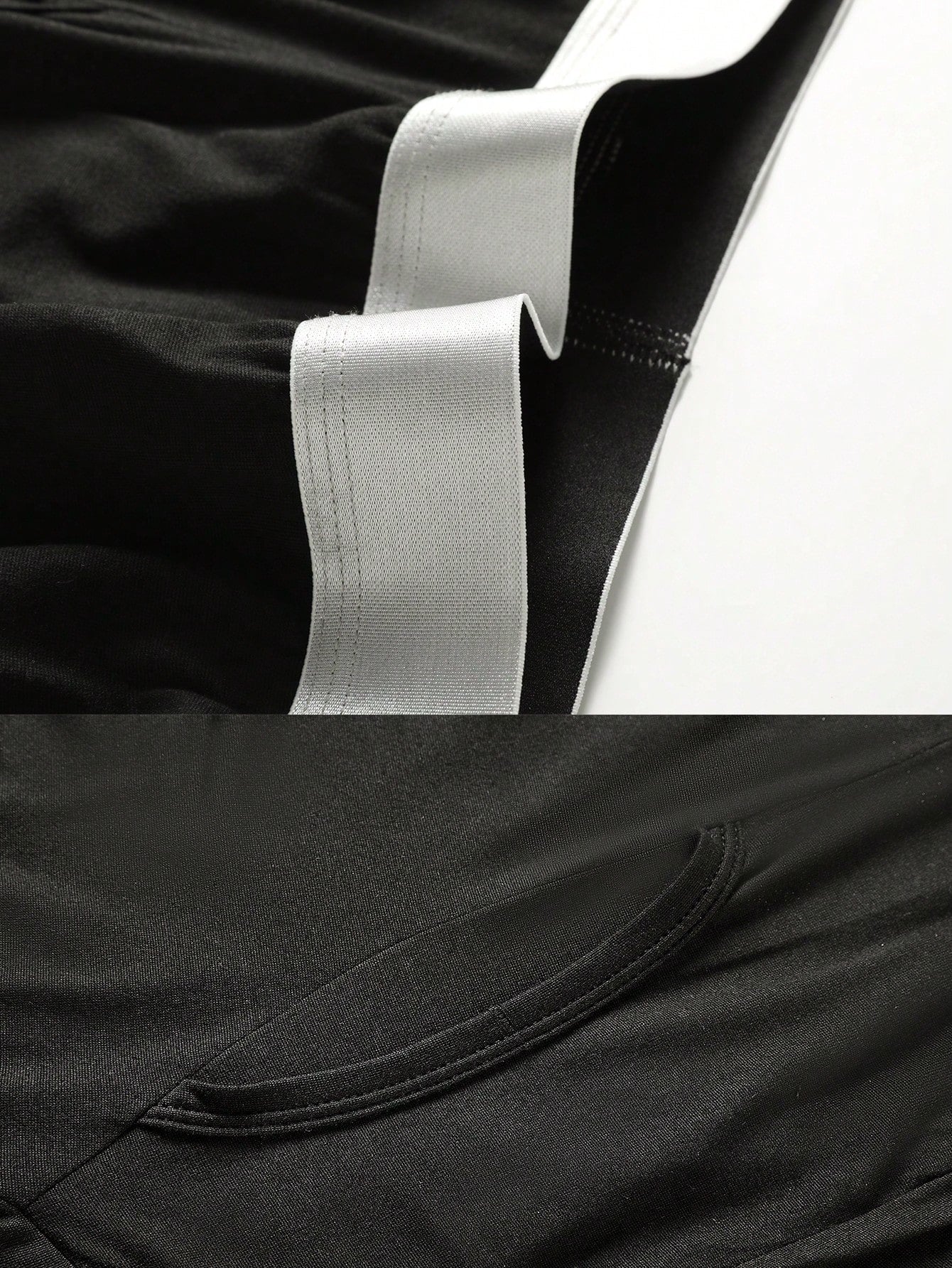 3pcs Men's Fashionable Mixed Color Thin Thermal Underwear Set, Elastic Sports Fitted Leggings, Warm Long Pants For Autumn/Winter