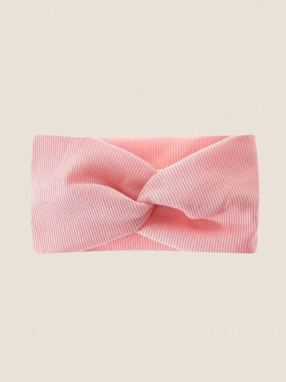 3pcs Plain Simple Criss-Cross Headbands For Girls, Casual Daily Wear, Back To School
