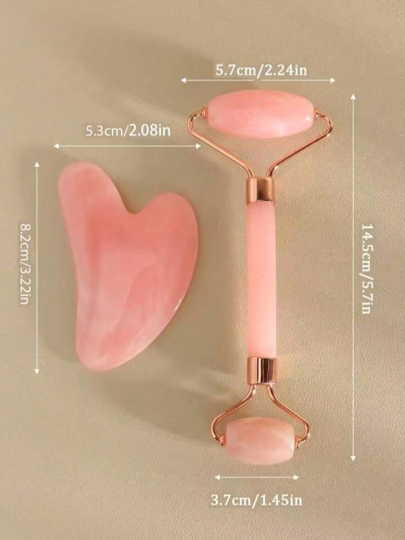 3pcs/Set Facial Gua Sha Massage Ice Mask Tool Roller Body Scraping Board Pink Tool Set Body Clearing Facial Beauty Lifting Massage