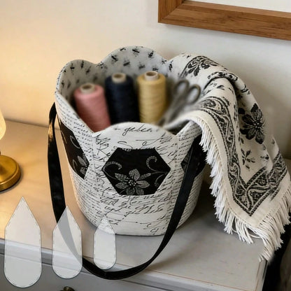 3pcs Storage Baskets Making Quilting Templates DIY Transparent PET Sewing Template- Precise Cutting And Handmade Tools, Suitable For Flower Baskets, Ideal For Both Beginners And Experts- Perfect For
