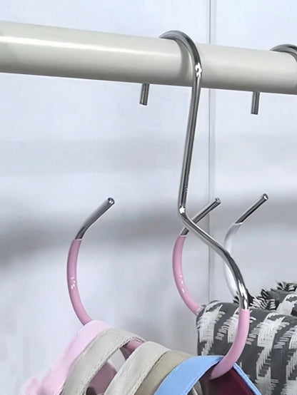 4/1pc Metal Storage Hook Rack, Can Hang Belts, Hats, Bras, Ties, Scarves, Etc., Suitable For Dorm Closets, Home, Hotel, Portable Travel Hook