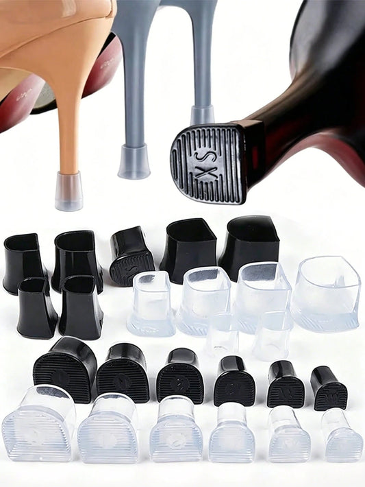 4~20 Pairs Silicone High Heel Anti-Slip Pads, Slippers, Dance Shoes Accessories, Latin Dance Shoes, Wedding Shoes Anti-Slip High Heel Protective Covers