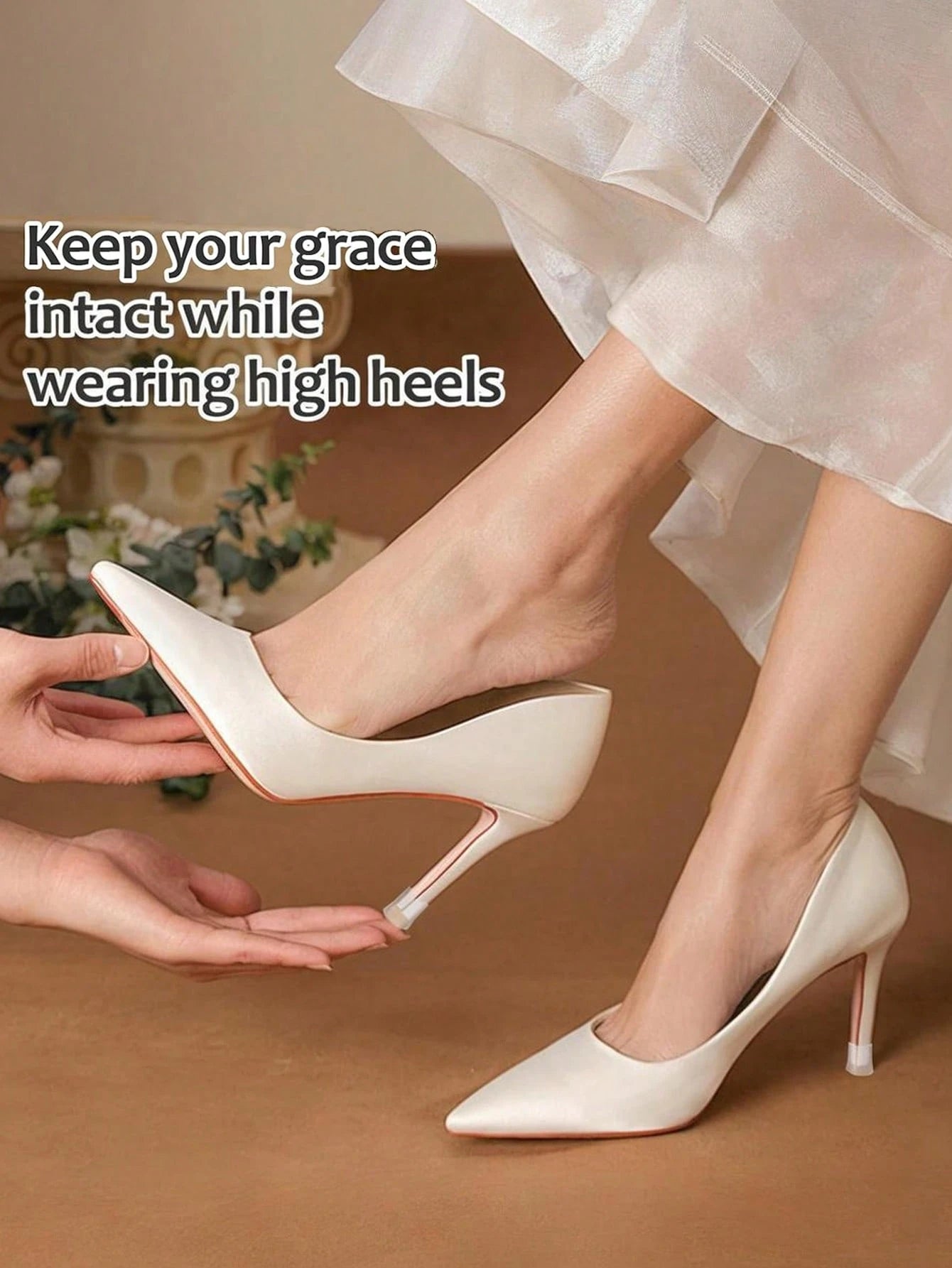 4~20 Pairs Silicone High Heel Anti-Slip Pads, Slippers, Dance Shoes Accessories, Latin Dance Shoes, Wedding Shoes Anti-Slip High Heel Protective Covers