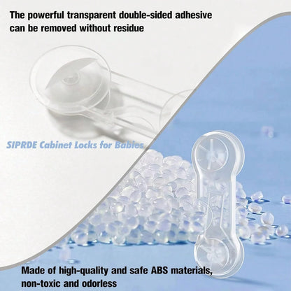 4/8/12/16PCS Children's Safety Locks For Drawer, Cabinet, Fridge, Door, Etc.