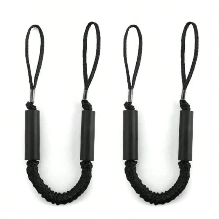 4 Feet Bungee Dock Line Adjustable Mooring Rope With Snubber Shock Absorbing Jet Ski Accessorie Marine Grade Mooring Tie Downs For Boats PWC Kayak Watercraft SeaDoo Pontoon 2Pack