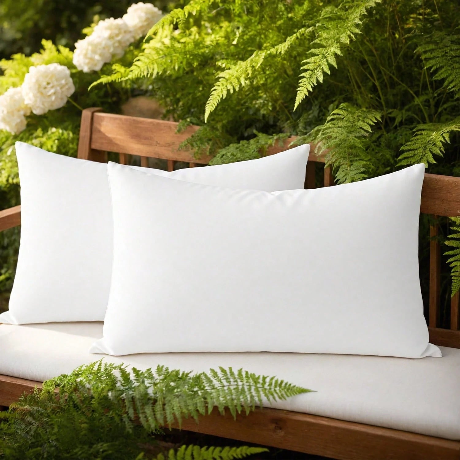 4-Piece White Pillow Core, Lightweight Down Instead Of Polyester Pillow, Sofa Cushion, Bed Pillow (4pc)
