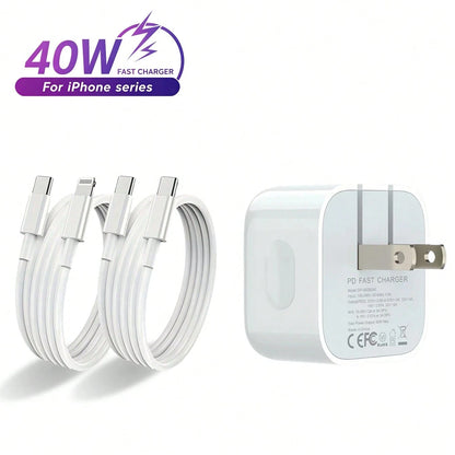 40W GaN Fast Charger With Max 60W AVS Output, Built‑In PD3.2 Protocol, Delivers High‑Speed Efficient Charging. Compact Gallium‑Nitride Design Greatly Reduces Charger Size While Maintaining Stable Powe