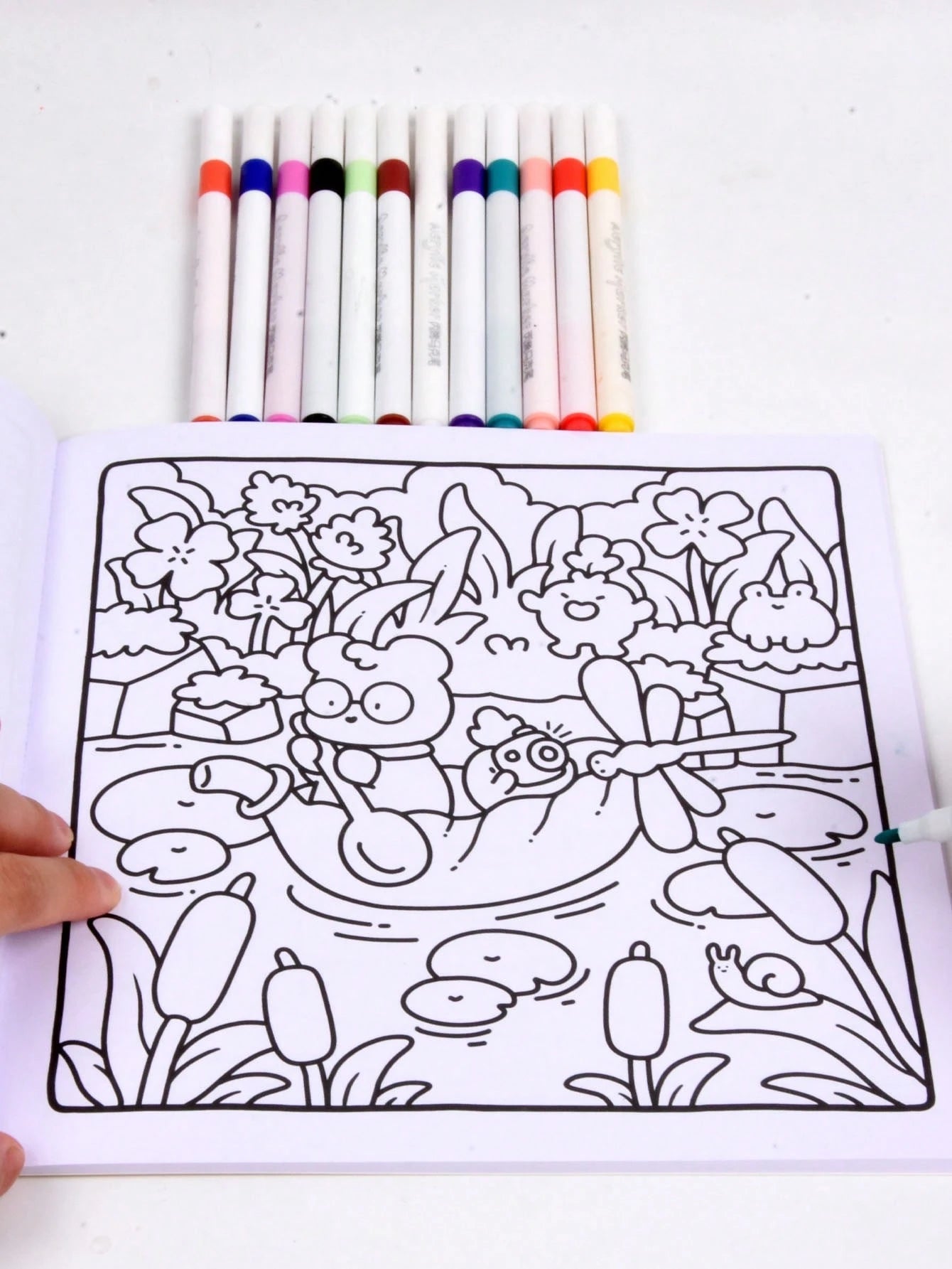 48-Page "Coco" Hidden Garden Themed Coloring Book, Suitable For Adults And Children, Bold And Simple Patterns, Exquisite Design, Ideal For Relaxation. Can Be Used As Christmas, Halloween, Birthday, Ch