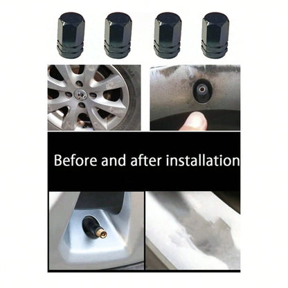 4pcs Car Tire Valve Stem Caps Accessories